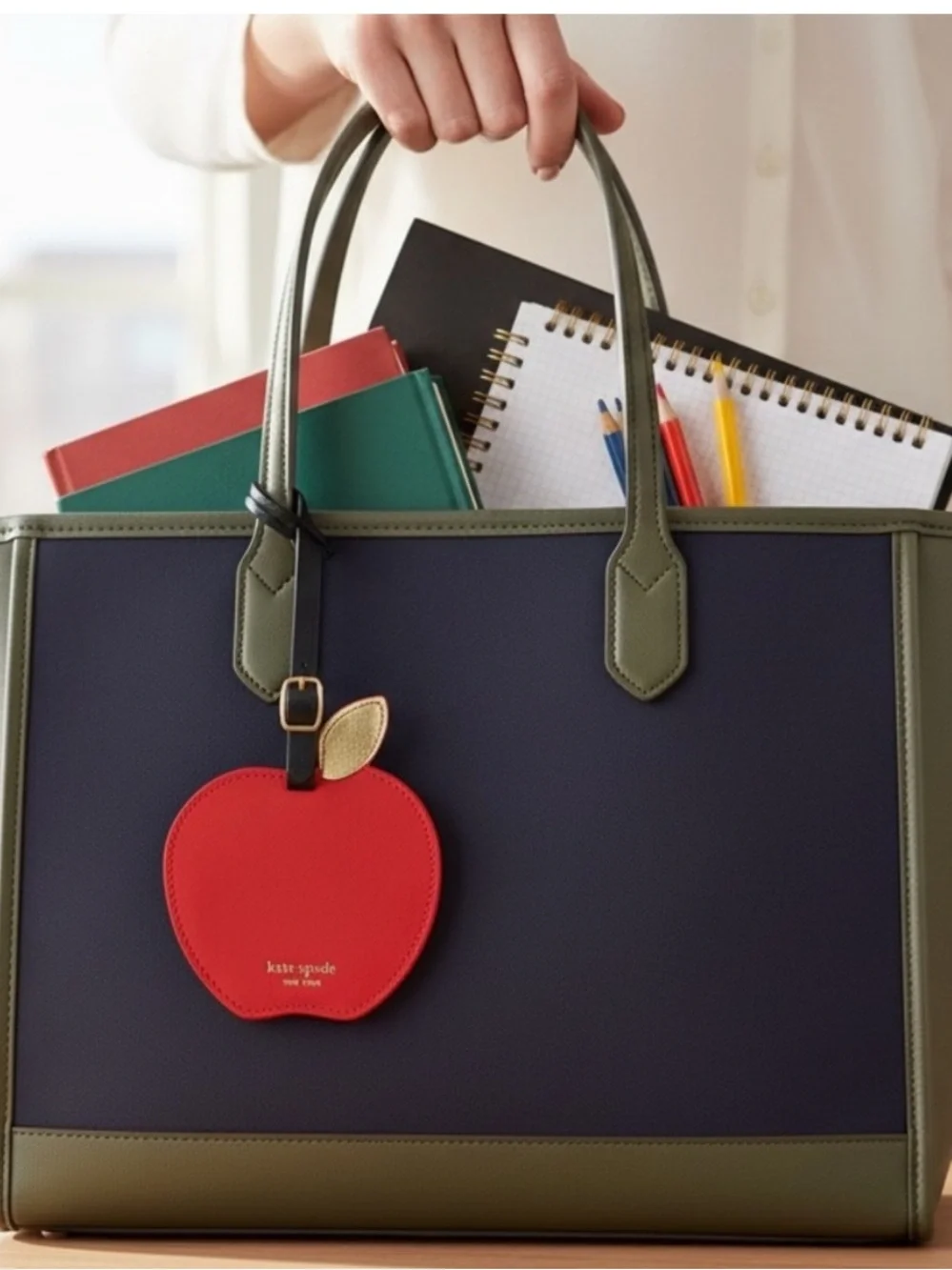 kate spade Red Apple Luggage Tag NWT